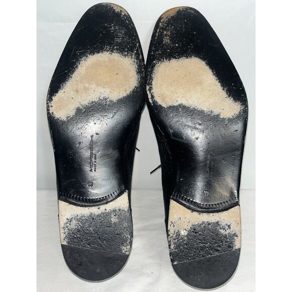 MORESCHI MEN'S OXFORD DRESS SHOE ADRIANO OSTRICH CLAW TOE LEATHER SZ. 13 - Picture 4 of 6